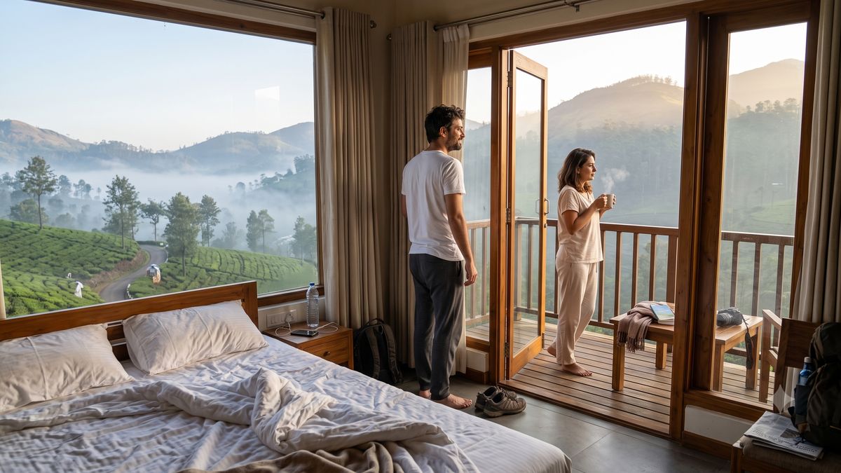 Hotels and resorts in Munnar in Kerala