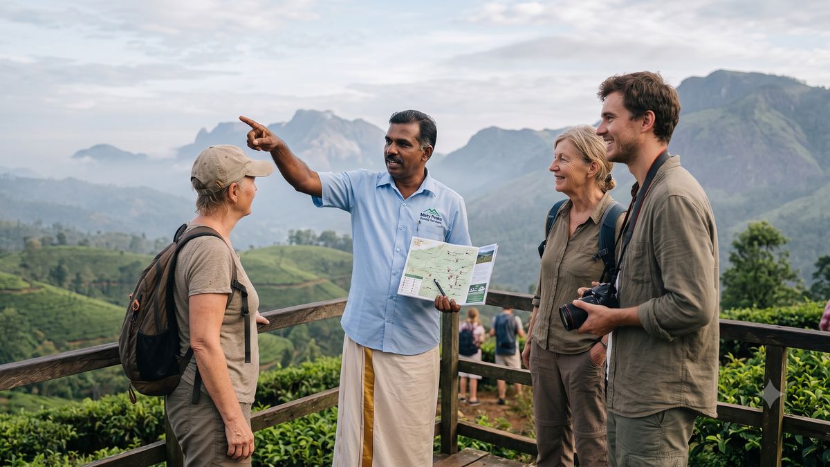Munnar sightseeing by car
